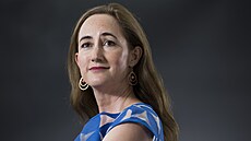 Britská spisovatelka Sophie Kinsella (14. srpna 2016)