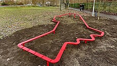 Výtvarný objekt v Píbrami (10. prosince 2025)