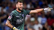 eský branká Luká Zima v dresu druholigového nizozemského Venla v lét 2022.