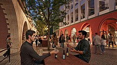 Vizualizace ulice u Negrelliho viaduktu. Prom�na je sou�ástí fáze s názvem...