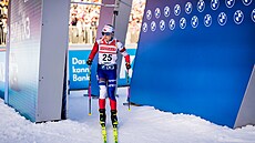 Tereza Voborníková b�hem sprintu v Le Grand Bornand