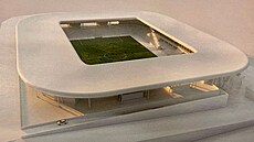 Vizualizace budoucí podoby m�stského fotbalového stadionu na Srbské v Brn�.