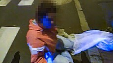 en u objevili stráníci na pechodu v Lidické ulici.