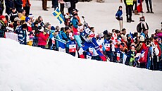 Vít�zslav Hornig na trati sprintu v Le Grand Bornand.