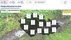 Meteorologové zásadn mní podobu svého webu.