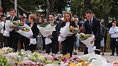 Premiér Nového Ji�ního Walesu Chris Minns (vpravo) a Kellie Sloane, v�dkyn�...