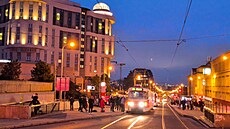 V ulici �elivského do�lo ke srá�ce tramvají (16. prosinec 2025)