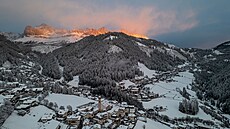 Zima za�ala na Kronplatzu (tém��) v plné parád�.