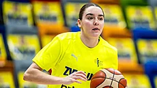Pauline Astierová z USK Praha p�ed zápasem
