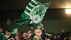 Fanouci Panathinaikosu na tribunách