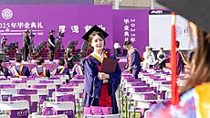 Slavnostní promoce na univerzit� �ching-chua (Tsinghua) (22. �ervna 2025)