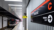 Zprovozn�ní zmodernizované stanice metra C Pankrác. (19. prosince 2025)