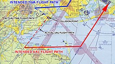 Trosky letounu Douglas DC-8 po srá�ce nad New Yorkem v prosinci 1960.