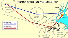 Trosky letounu Douglas DC-8 po srá�ce nad New Yorkem v prosinci 1960.