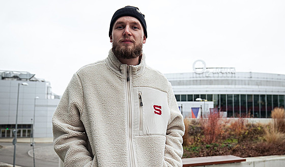 Úto�ník Kristian Vesalainen, nová posila hokejové Sparty.