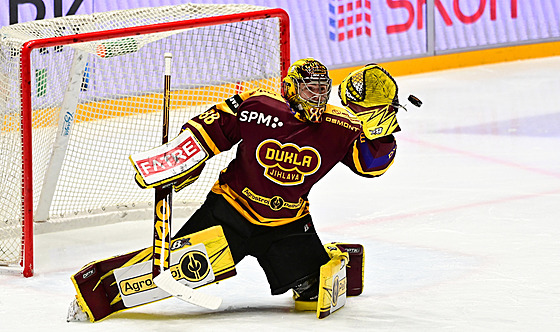 Jihlavský branká� Adam Beran