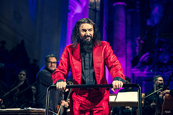 Snímek z 33. váno�ního koncertu Varhana Orchestrovi�e Bauera v kostele Svatého...