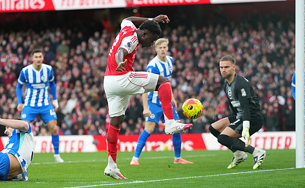 Saka prodloužil smlouvu s Arsenalem. Bude nejlépe placeným fotbalistou týmu