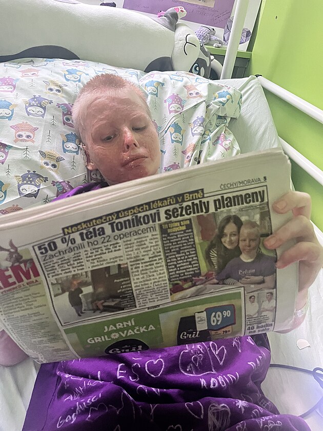 Anton�n H�jek v nemocnici. (2025)