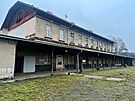 N�dra�n� budova v Louce u Litv�nova. (prosinec 2025)