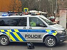 Opil� �idi� prorazil v ulici Pod T�borem plot �koly. (20. prosince 2025)