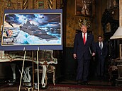 Americký prezident Donald Trump ve svém sídle Mar-a-Lago na Florid� oznámil...