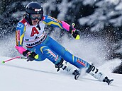 Sara Hectorová na trati ob�ího slalomu v Semmeringu