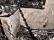 Hasi�i zasahovali u po�áru bytu v ulici Lu�i�ník� v Praze 5, odkud bylo...