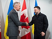 Kanadský premiér Carney se setkal s ukrajinským prezidentem Volodymyrem...