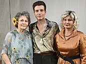 Eli�ka Balzerová, Daniel Krej�ík a Jitka Schneiderová (premiéra p�edstavení...