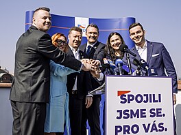 Volební kampa� SPD. Praha 21.03.2025.