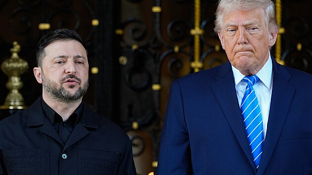 Sn�mky ze setk�n� prezident� Donalda Trumpa a Volodymyra Zelensk�ho v Palm Beach na Florid� (28. prosinec 2025)