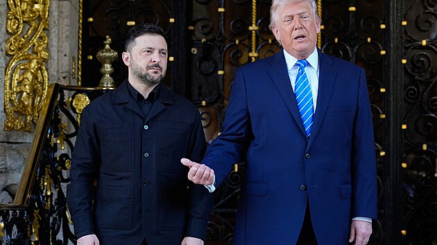 Sn�mky ze setk�n� prezident� Donalda Trumpa a Volodymyra Zelensk�ho v Palm Beach na Florid� (28. prosinec 2025)