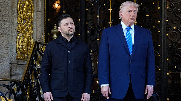 Sn�mky ze setk�n� prezident� Donalda Trumpa a Volodymyra Zelensk�ho v Palm Beach na Florid� (28. prosinec 2025)