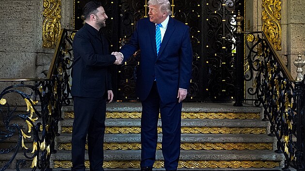 Sn�mky ze setk�n� prezident� Donalda Trumpa a Volodymyra Zelensk�ho v Palm Beach na Florid� (28. prosinec 2025)