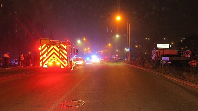 Nehoda se stala na p�echodu pro chodce v ulici E. Ro�ick�ho.