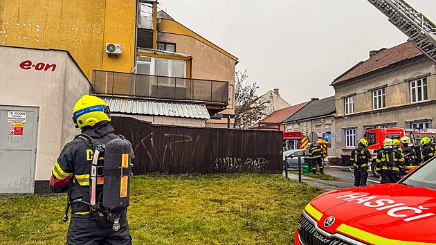 Po��r v Prost�jov� p�ipravil rodinu s d�tmi o st�echu nad hlavou. (19. prosince 2025)