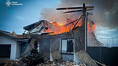 Následky ruského útoku v Kyjevské oblasti (23. prosince 2025)