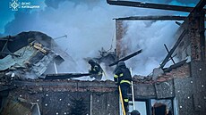 Následky ruského útoku v Kyjevské oblasti (23. prosince 2025)