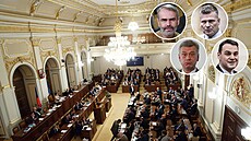 Robert �lachta, Filip Turek, Petr Bla�ek a Petr Macinka