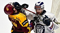 Jihlavský Richard Cachnín (vlevo) a David Sýkora z Kolína