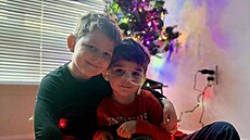 �ty�letý Kubík tráví leto�ní Vánoce s rodinou na klinice v americkém Bostonu,...