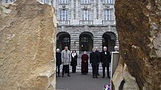 P�edseda Senátu Milo� Vystr�il, senáto�i a zástupci fakulty uctil památku ob�tí...