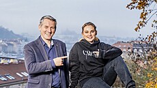 Vladimír Ko�en a jeho dcera Magdaléna Ko�enová