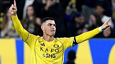 Cristiano Ronaldo slaví sv�j 956. gól kariéry, za an-Nasr skóroval proti...