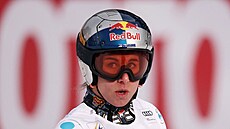 Ester Ledecká b�hem sjezdu ve Val d�Isere