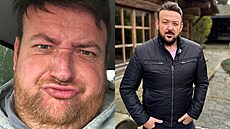 Luká� Malínek zhubl 120 kilo. Herec za�ínal na váze p�ibli�n� 226 kilogram�.