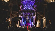 Snímek z 33. váno�ního koncertu Varhana Orchestrovi�e Bauera v kostele Svatého...