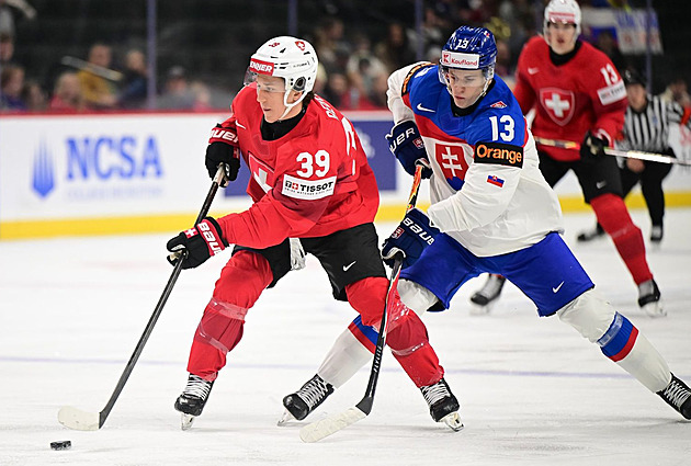 Švýcarští junioři udolali Slováky a patří jim třetí příčka ve skupině