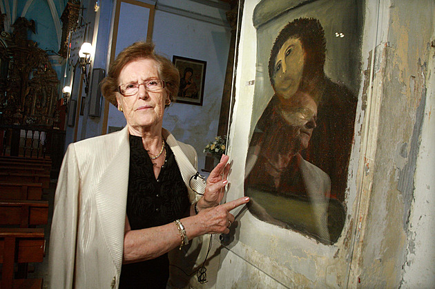 Zfušovala Ježíše, ale přilákala davy. V 94 letech zemřela španělská „restaurátorka“